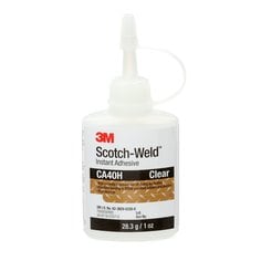 3M Scotch-Weld CA40H-1OZ - Instant Adhesive CA40H in Clear - 1 fl. Oz (29.57 ml) 7000000895 - eGrimesDirect