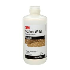 3M Scotch-Weld CA40H-1LB - Instant Adhesive CA40H in Clear - 1 lb (453 g) 7000000896 - eGrimesDirect