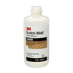 3M Scotch-Weld CA40H-1LB - Instant Adhesive CA40H in Clear - 1 lb (453 g) 7000000896