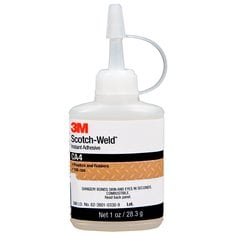 3M Scotch-Weld CA4-1OZ - Instant Adhesive CA4 in Clear - 1 oz (28.3 g) 7000028586 - eGrimesDirect