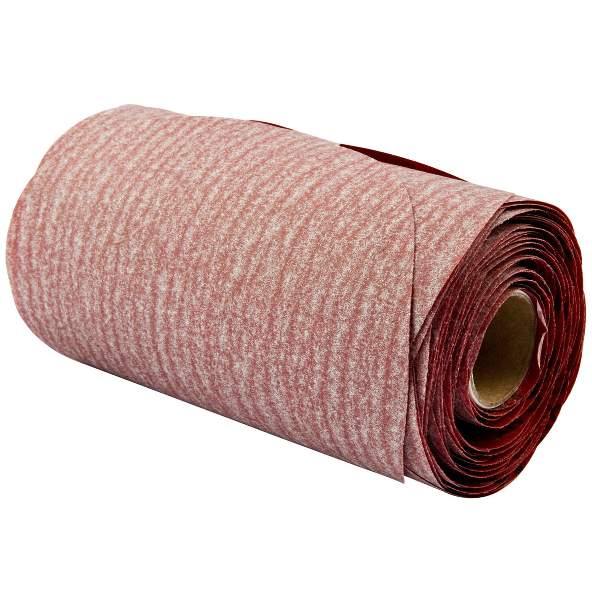 Carborundum Premier Red PSA Discs, 5-inch self-adhesive paper discs with aluminum oxide, 320 grit for sanding and grinding.