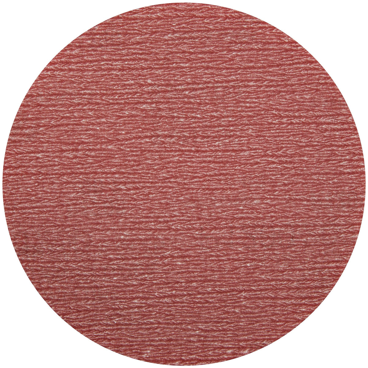 Carborundum Premier Red 6-inch Velcro paper disc with 600 grit aluminum oxide for sanding and polishing.