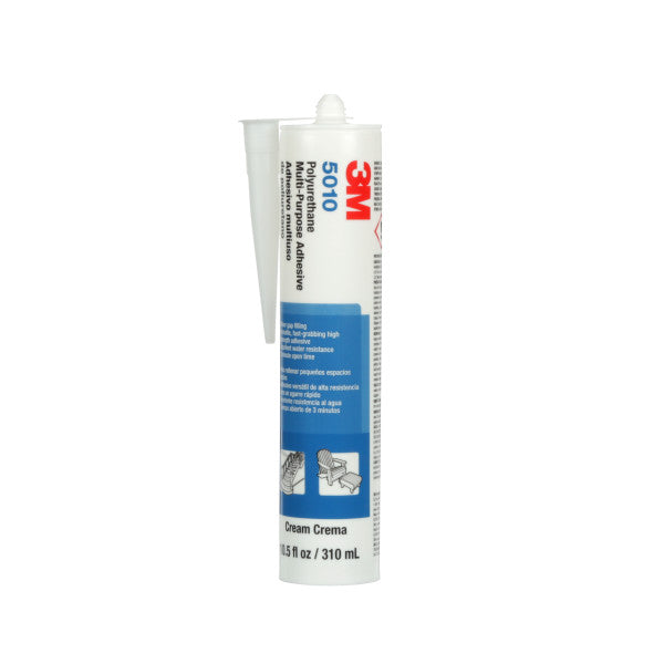 3M 5010-CART-CLR - Polyurethane Multi-Purpose Adhesive 5010, Cream, 310 mL Cartridge 7000046612