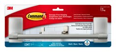 3M BATH41-SN-EF - Command Towel Bar with Water Resistant Strips 3M 7100260635 7100260635