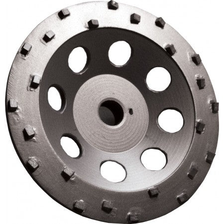 Diamond Products 21715 - 7 Inch x 5/8 Inch -11 Inch Polycrystalline (PCD) Cup Grinder for Epoxy, Glue, and Mastic Removal - eGrimesDirect