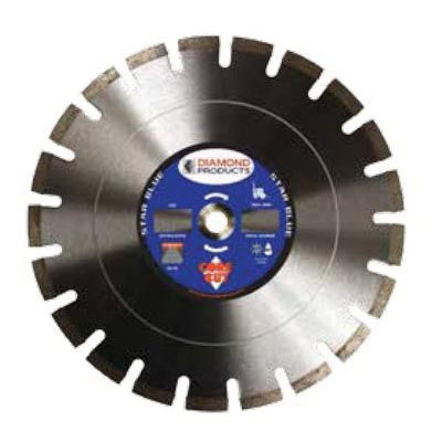 Diamond Products 83678 - 18 Inch x .125 Inch x 1 Inch, Star Blue (B), Asphalt, Walk Behind Saw Dry Cutting Diamond Blade - eGrimesDirect