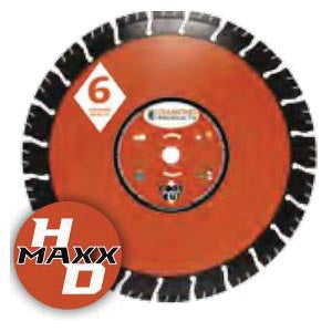 Diamond Products 53743 - 14 Inch x .125 Inch x UNV, Heavy Duty Orange (H), Asphalt, Green Concrete, Brick, and Block, High Speed Hand Saw Diamond Blade - eGrimesDirect