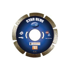 Diamond Products 74950 - 4 Inch x .070 Inch x 7/8 Inch, Star Blue (B), General Purpose, Cured Concrete, Small Diameter Diamond Blade - eGrimesDirect