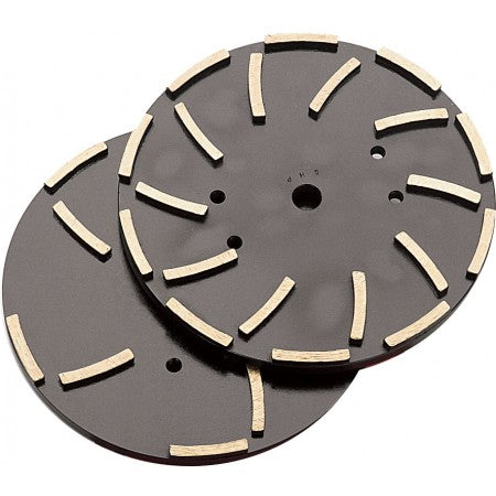 Diamond Products 39164;  40051;  45901;  49618 - 12 Inch x 1 Inch Premium Black (P) Floor Grinding Head with 24 Segments - eGrimesDirect