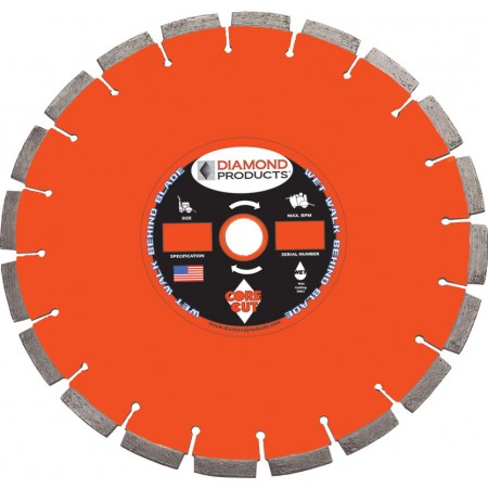 Diamond Products 04472;  18086;  24992;  32168 - 12 Inch x .250 Inch x 1 Inch Heavy Duty Orange (H) Joint Widening &amp; Cleaning Blades - eGrimesDirect