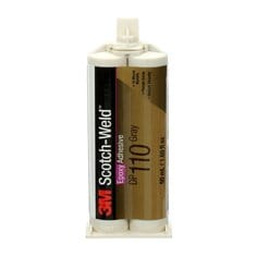 3M DP110-1.64OZ-GRY - 3M Scotch-Weld Epoxy Adhesive DP110 grey 1.71 fl. oz. (48.5 ml) 3M 7100148777 7100148777 - eGrimesDirect
