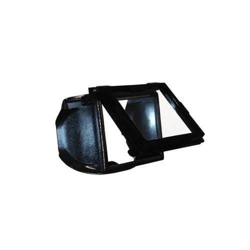 Draeger X-plore welding shield with stainless steel lens frame for X-plore and Panorama masks, accepts standard 4.5"x5.25" glass.