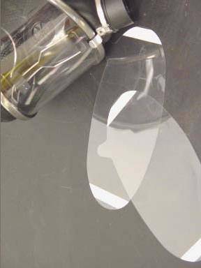 Clear lens overlay protectors for Draeger X-plore series and Panorama full face masks, pack of 25.