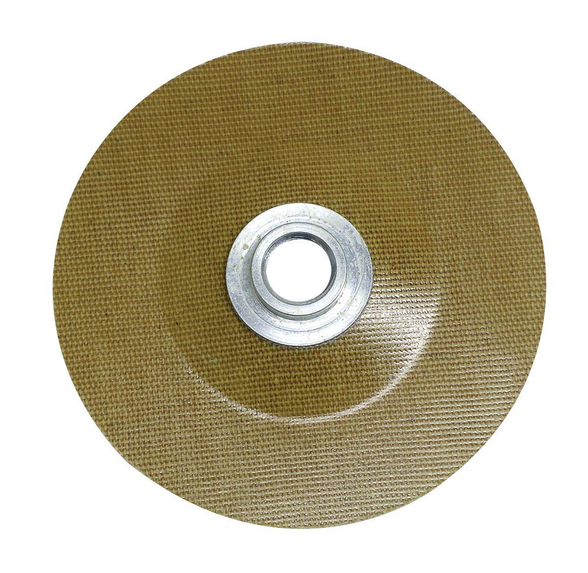 Dynabrade 50267 disc backing accessory for power tools, shown in a close-up image with a metal backing plate.