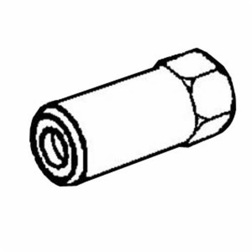 Dynabrade 51116 adapter for power tools, black plastic and metal construction, designed for easy attachment and secure fit.