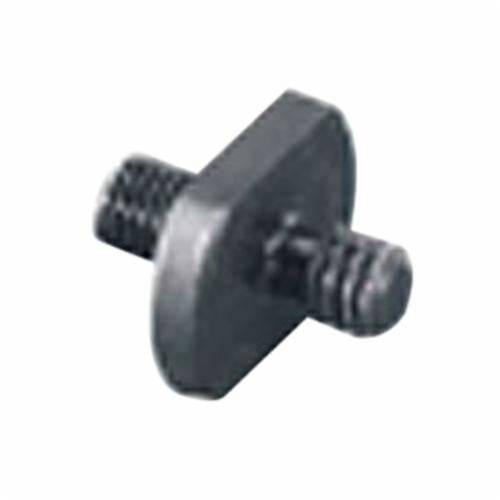 Dynabrade 54021 adapter for power tools, shown in black with metal fittings, designed for secure attachment and compatibility.