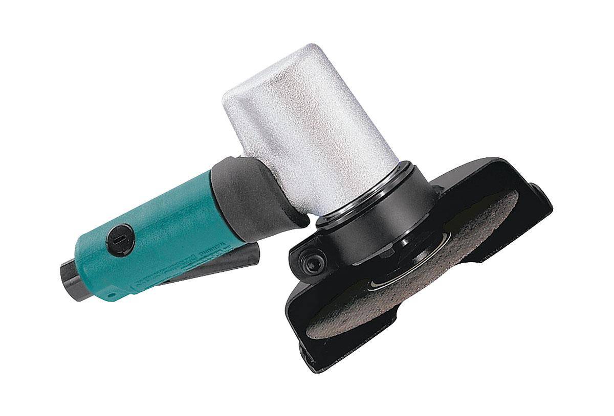 Dynabrade 52432 4-inch angle die grinder with 7-degree offset cut-off wheel, 0.7 HP, 15000 RPM, rear exhaust