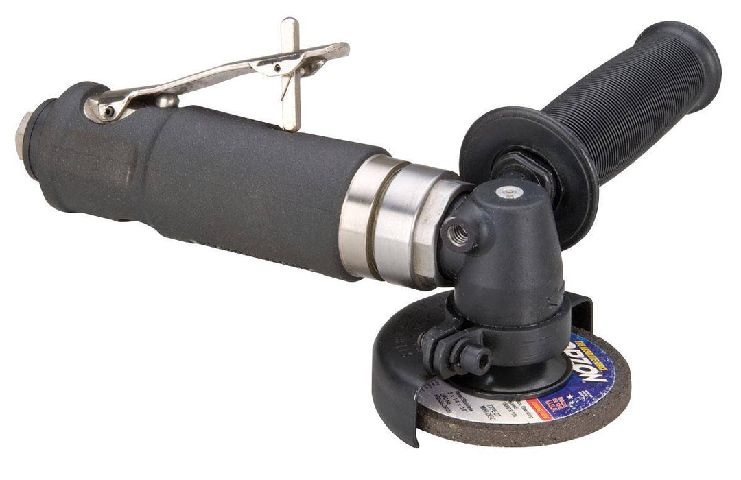 Dynabrade 54783 3-inch right angle grinder with Type 27 depressed center wheel, 0.7 HP, 18,000 RPM, steel construction