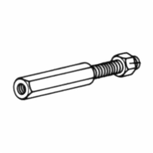 Dynabrade 13015 Part Wheel Arbor Assembly showing metal arbor with mounting components for power tool attachment