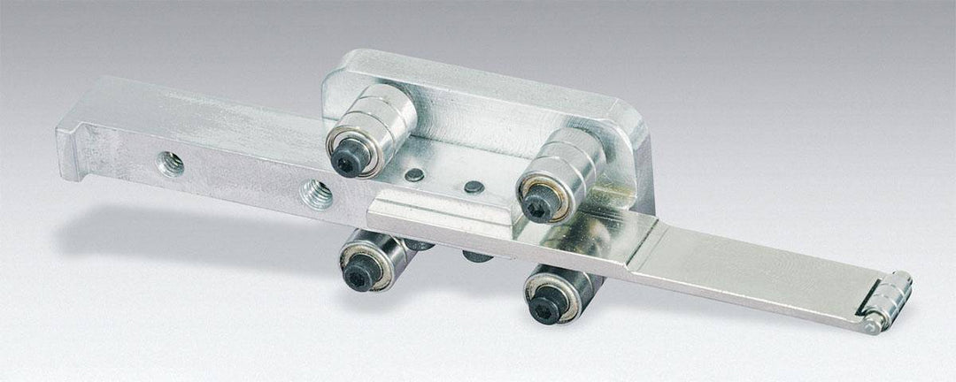 Dynabrade Mini Arm Assembly in steel, 3/16 inch diameter and 3/8 inch width, shown with detailed metal construction.