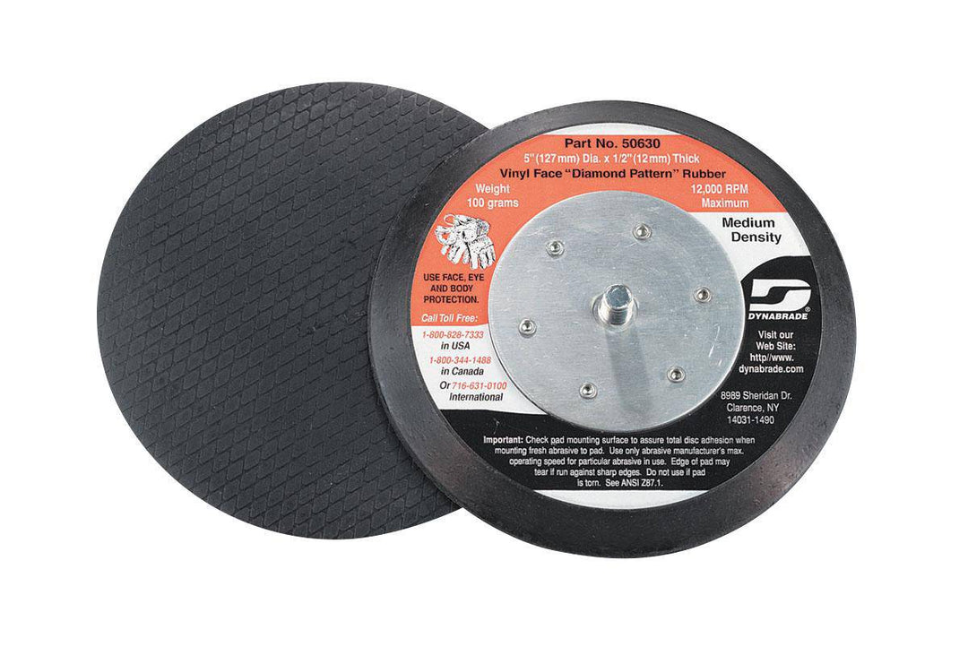 Dynabrade 50630 backup pads Stikit black for sanding and polishing, made for durable use with power tools.