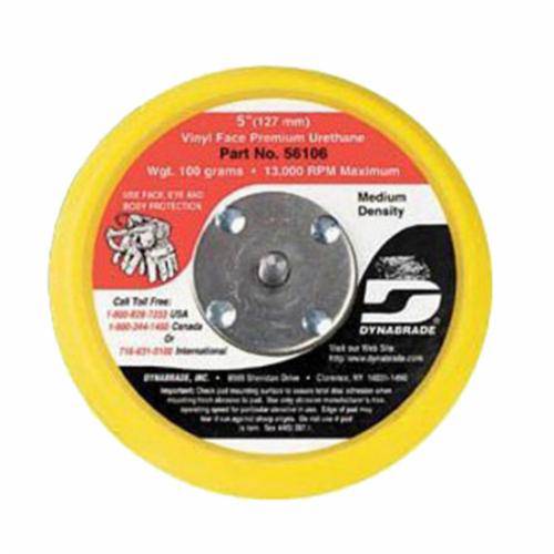 Dynabrade 56084 3-inch diameter non-vacuum disc pad with vinyl face, backup pad for sanding and polishing tools.