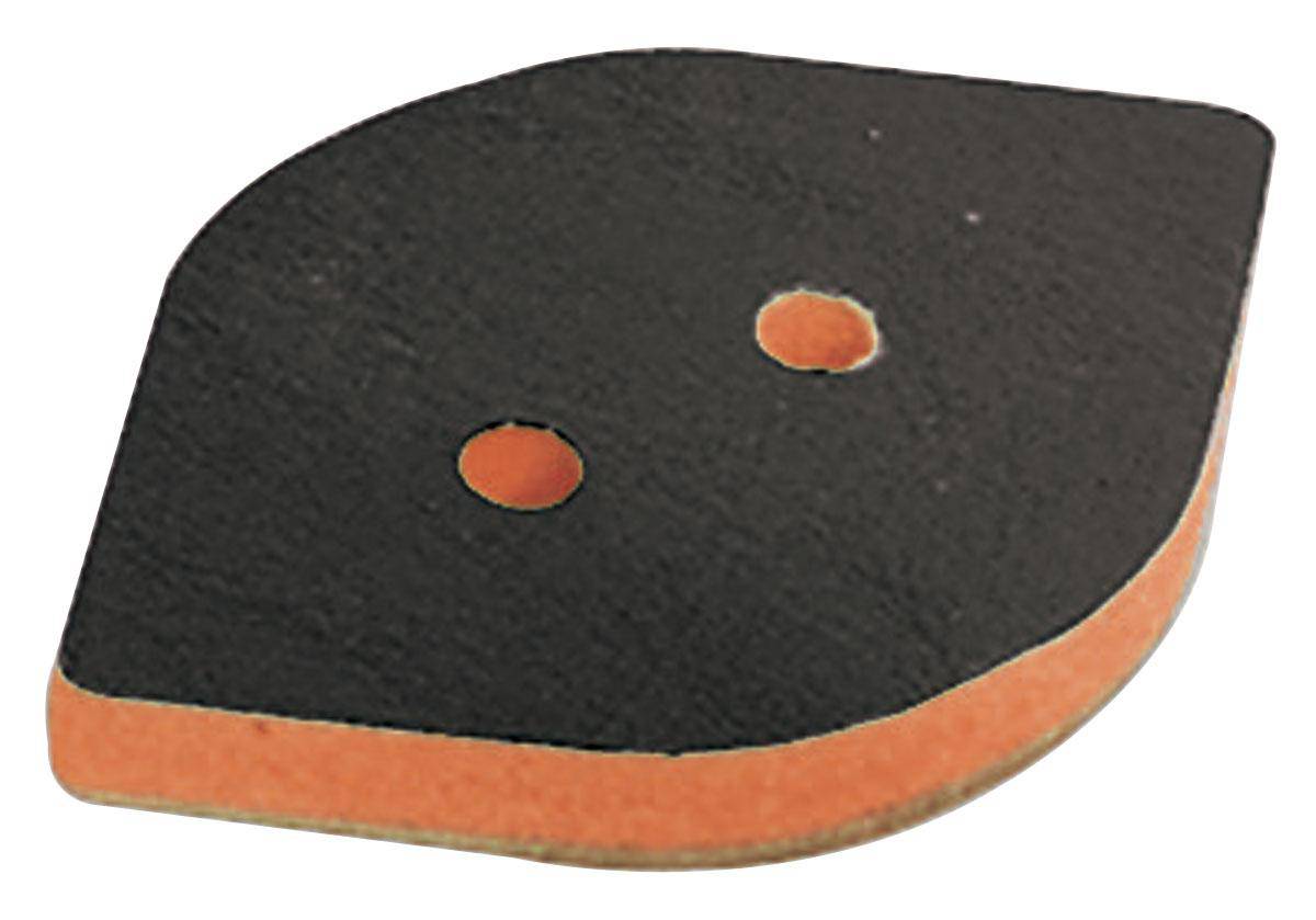 Dynabrade 57952 yellow Stikit tear drop backup pads for sanding and polishing, designed for professional surface finishing.