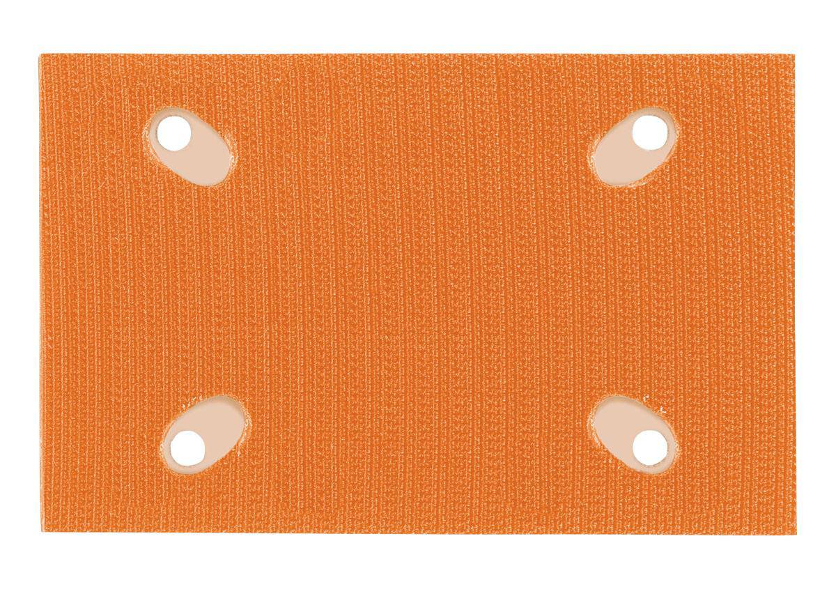 Dynabrade Dynabug II backup pad, 3-1/4 x 5 inches, non-vacuum hook-face disc pad with short nap for rotary tools.