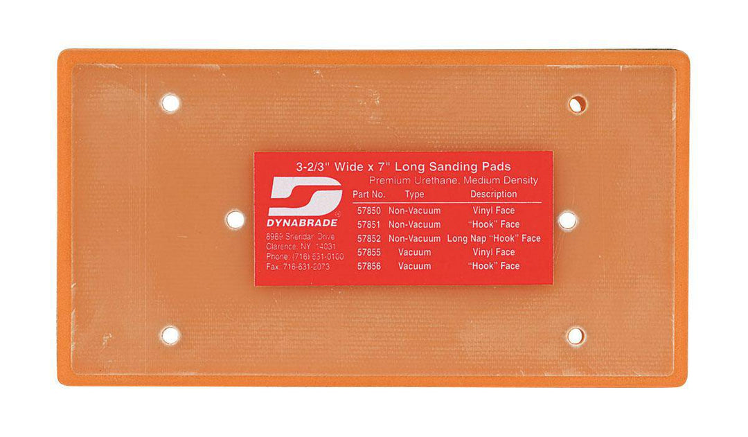 Dynabrade Dynabug 57851 backup pad with hook-face and short nap for non-vacuum disc sanding applications