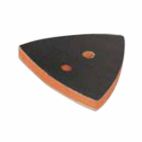 Dynabrade Dynafine 57955 backup pad with triangular hook-face design, 2-7/8 inch width, 3-1/8 inch length, long nap non-vacuum.