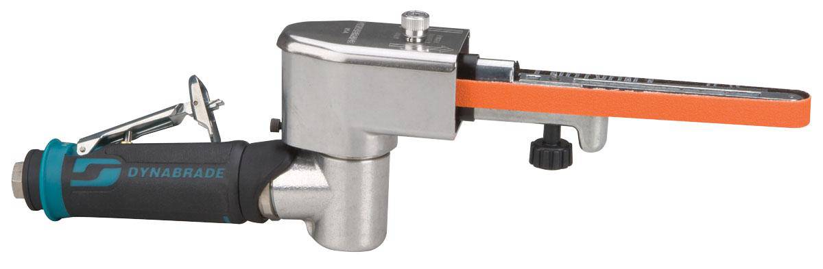 Dynabrade Dynafile 40352 pneumatic belt sander, lightweight Dynafile II with a compact design for detailed sanding tasks.