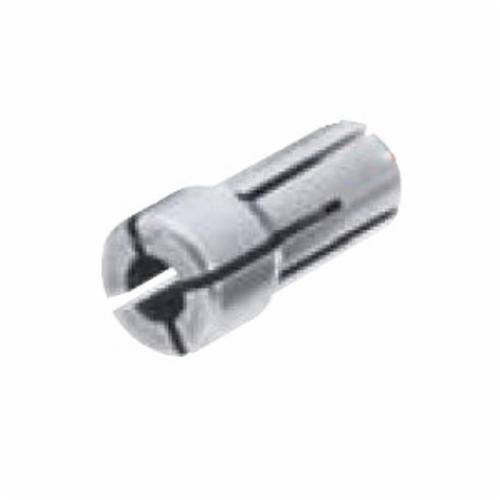 Dynabrade 50039 collet insert with 8 mm capacity, used for securing tools in rotary equipment, shown in close-up view.