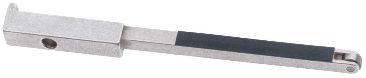 Dynabrade 11212 contact arm assembly with 5/16 inch diameter steel wheel and 1/8 inch width for power tools.