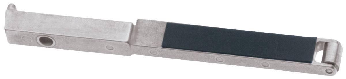 Dynabrade 11213 contact arm assembly with 5/16-inch diameter and 3/8-inch steel wheel for power tools.