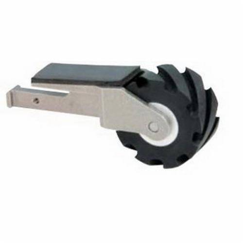 Dynabrade 15351 contact arm assembly with serrated wheel, designed for durable use in industrial sanding and grinding tools.
