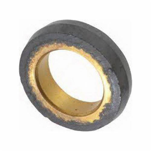Dynabrade 11073 contact wheel with 5/8 inch diameter, 1/8 inch width, 3/8 inch inner diameter, 70 duro rubber for grinding.