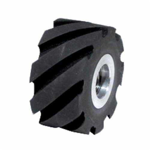 Dynabrade contact wheel, 2-inch diameter by 1-inch width, 70 duro rubber for grinding and polishing tools.