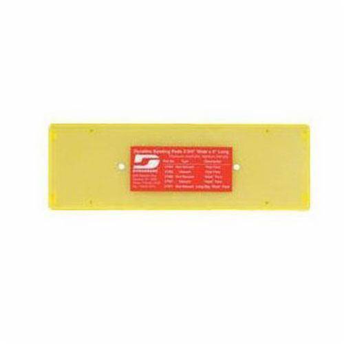 Dynabrade 53987 vinyl-to-hook conversion pad, 2-3/4x8 inch, for rotary tools, made of durable vinyl material