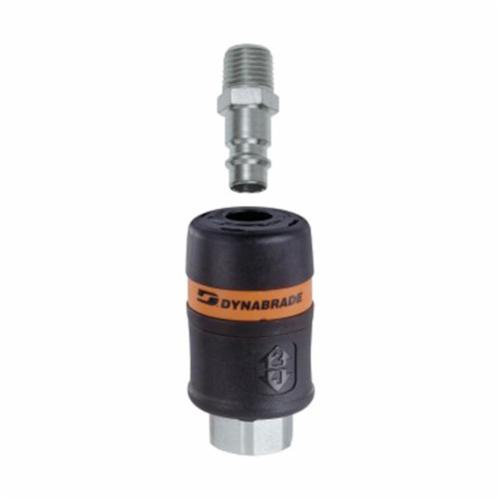 Dynabrade 97572 - 1/4 Inch Safety Female Coupler With Male Plug - eGrimesDirect