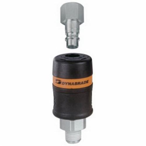 Dynabrade 97575 - 1/4 Inch Safety Male Coupler With Female Plug - eGrimesDirect