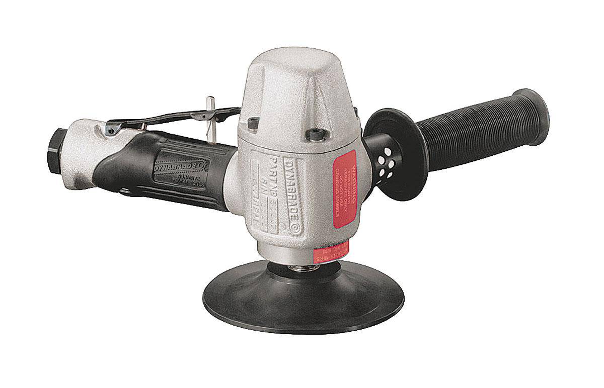 Dynabrade 50307 vertical disc sander with 4-1/2 to 5-inch diameter, 1.2 HP, 11,000 RPM, gearless design, side exhaust, 5/8-11 female pad