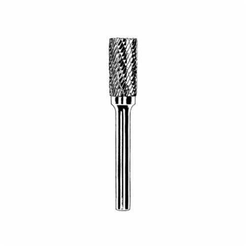 Dynabrade 93368 - Carbide Burr 2.5 mm Diameter Sa-4 D/C Burr Cylinder 11 mm Flute L 3 mm Shank - eGrimesDirect