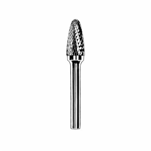 Dynabrade 93374 - Carbide Burr 3 mm Diameter Sf-4 D/C Burr Tree 13 mm Flute L 3 mm Shank - eGrimesDirect