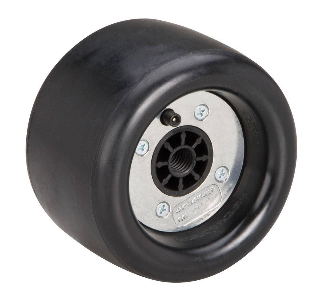 Dynabrade Drum Dynacushion 5x3.5x5/8-11 for abrasive sanding and finishing tools, shown in a close-up image.