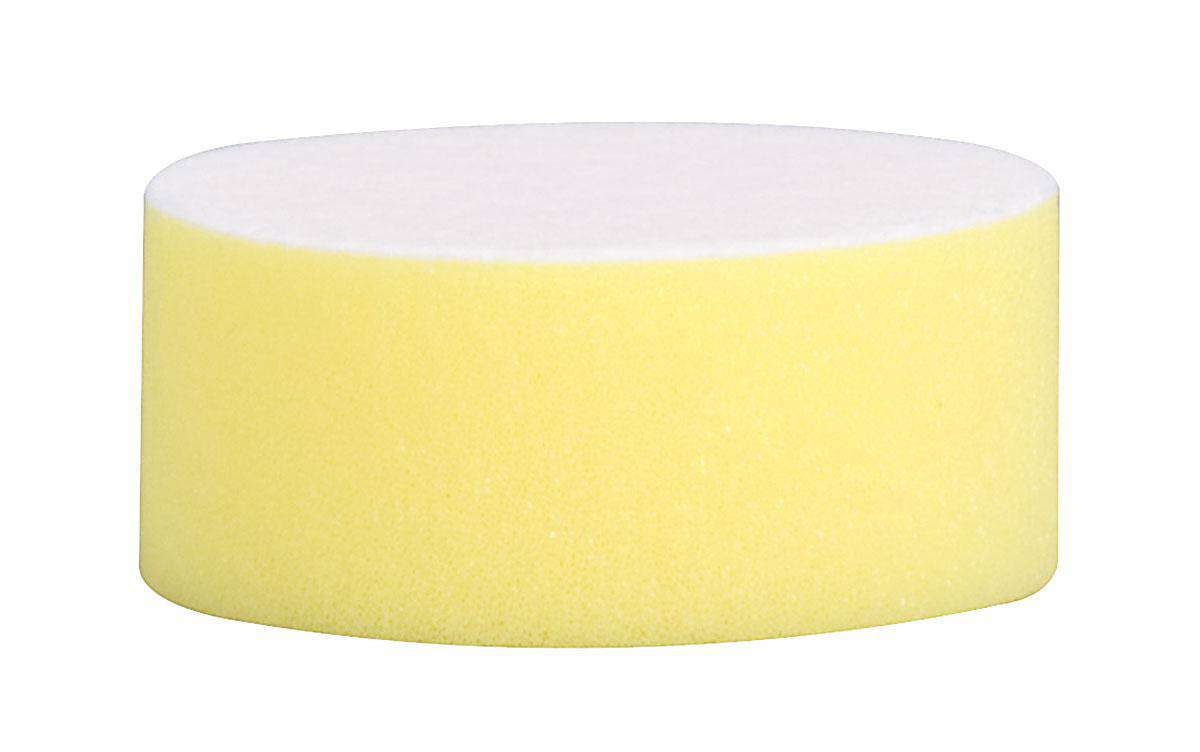 Dynabrade 90044 3-inch foam polishing pad with flat face, designed for smooth polishing and finishing tasks.