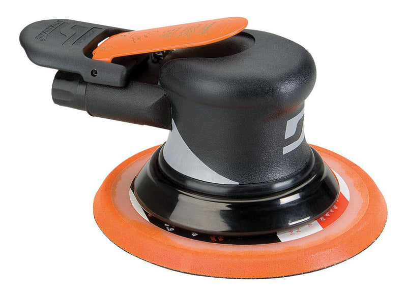 Dynabrade 56890 - Pneumatic Random Orbit Sander Supreme Non-Vacuum 3/8 6 Inch - eGrimesDirect
