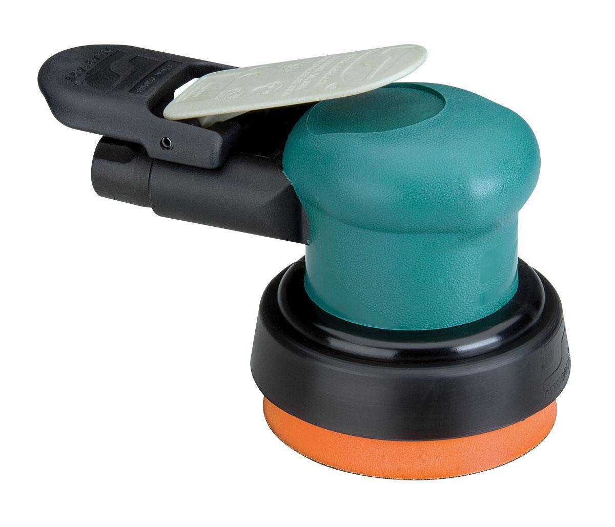 Dynabrade Spirit 59015 3-1/2 inch pneumatic random orbit sander with 3/16 inch pad and 12000 RPM, non-vacuum model.