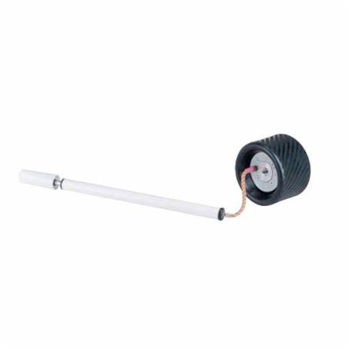 Dynabrade 98091 hand-held air pump, parts image showing compact portable air pump with control valve and handle.