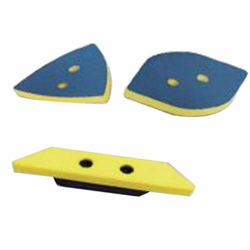 Set of ten Dynabrade Dynafine finger sander platen pads, durable replacement pads for precise sanding and finishing.