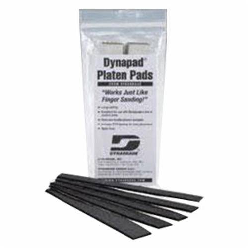 Set of ten Dynabrade Dynafine finger sander platen pads, compatible with Dynafine sanders, showing textured surfaces for finishing tasks.